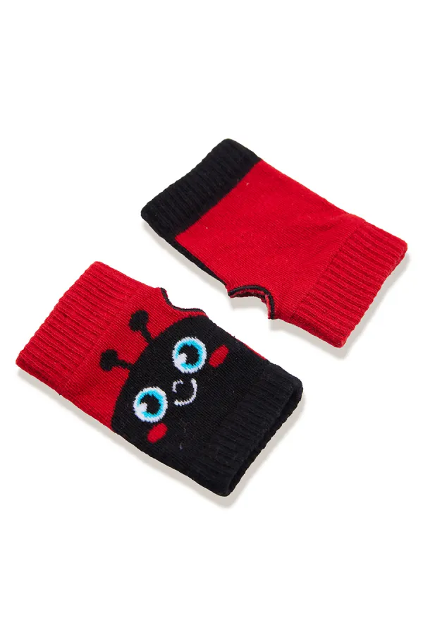 Gants de fille coccinelle