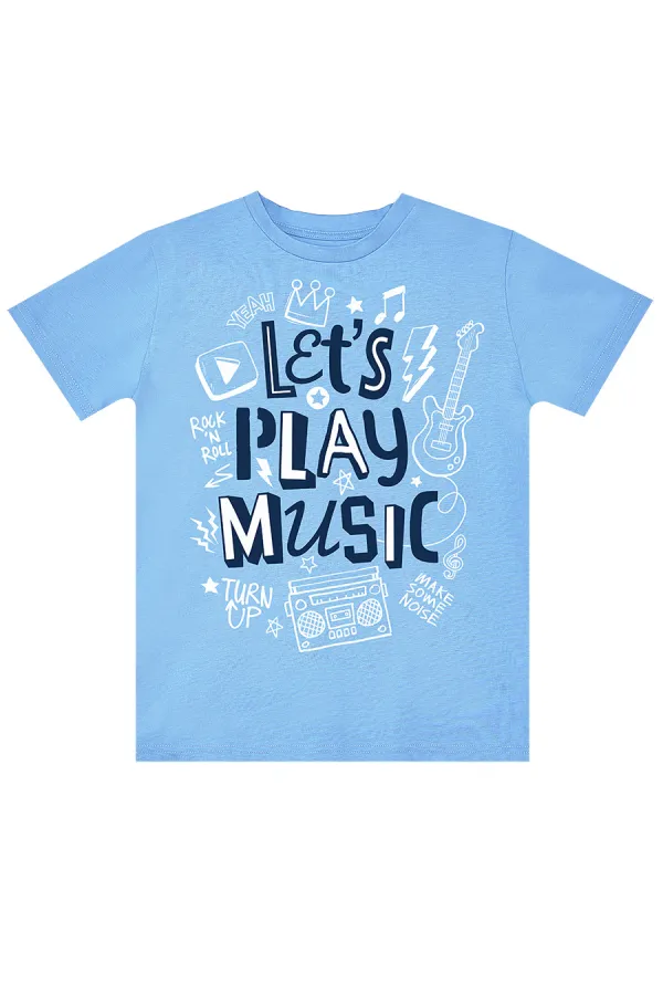 Let's Play Erkek Çocuk T-shirt Denim Şort Takım