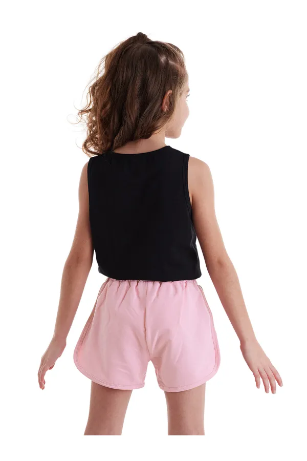 Rock Life Kız Çocuk Crop Top Şort Takım