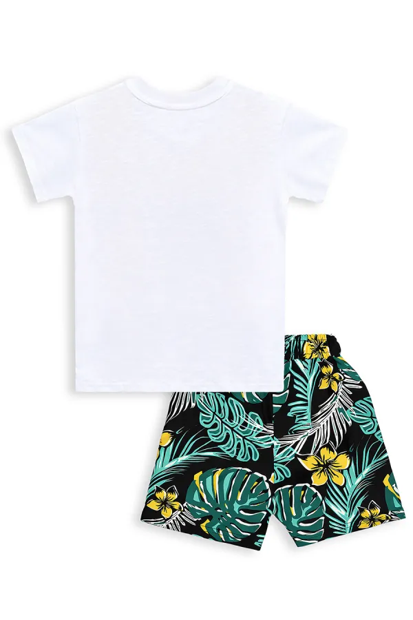 Tropik Erkek Çocuk T-shirt Şort Takım