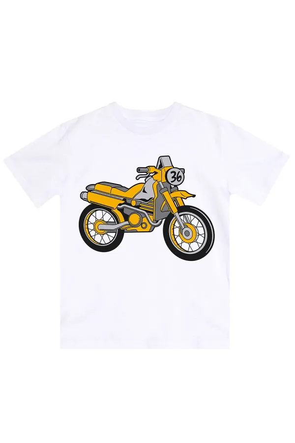 Motorcycle Erkek Çocuk T-shirt Şort Takım