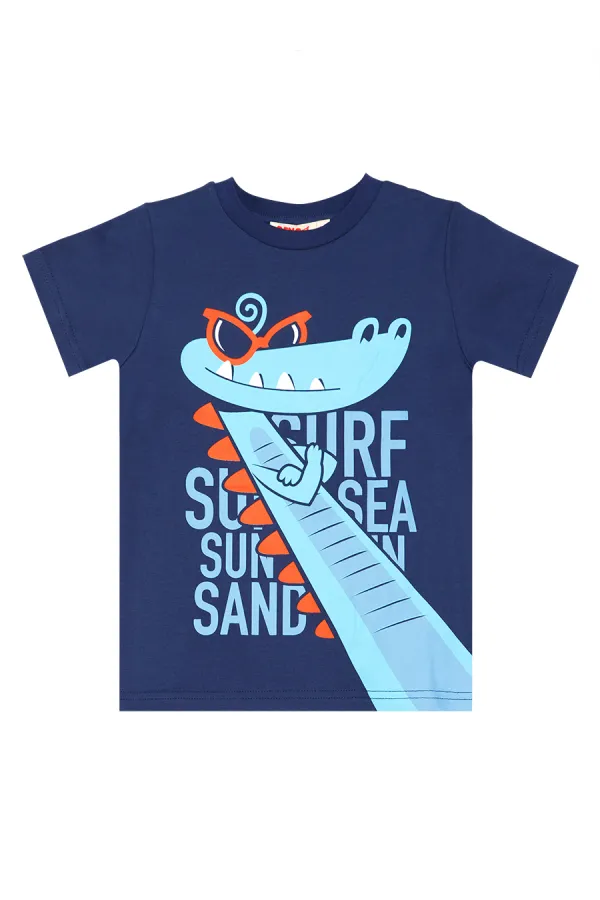 Surfer Croco Boys' T-shirt and Shorts Set