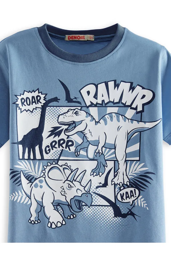 Dinosaur Boys' T-shirt and Shorts Set