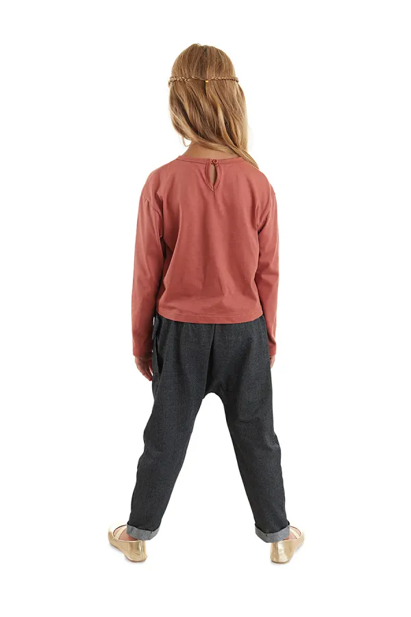 Ceylan Kız Çocuk T-shirt Pantolon Takımı