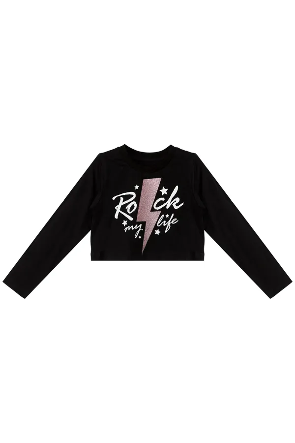 Rock Life Girls' T-Shirt and Leggings Set