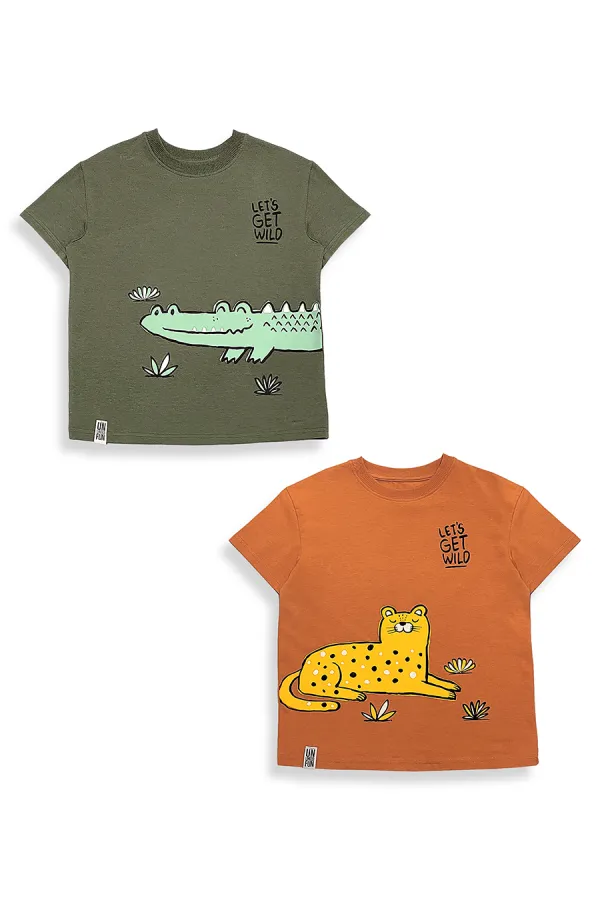 2'li Paket Erkek Çocuk T-shirt