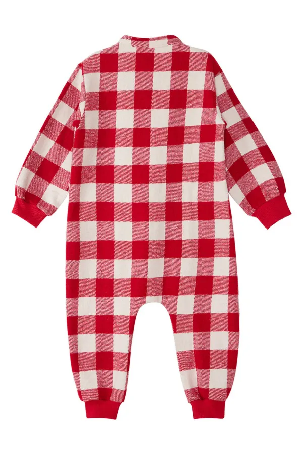 Fox Ekose Kız Çocuk Dokuma Tulum