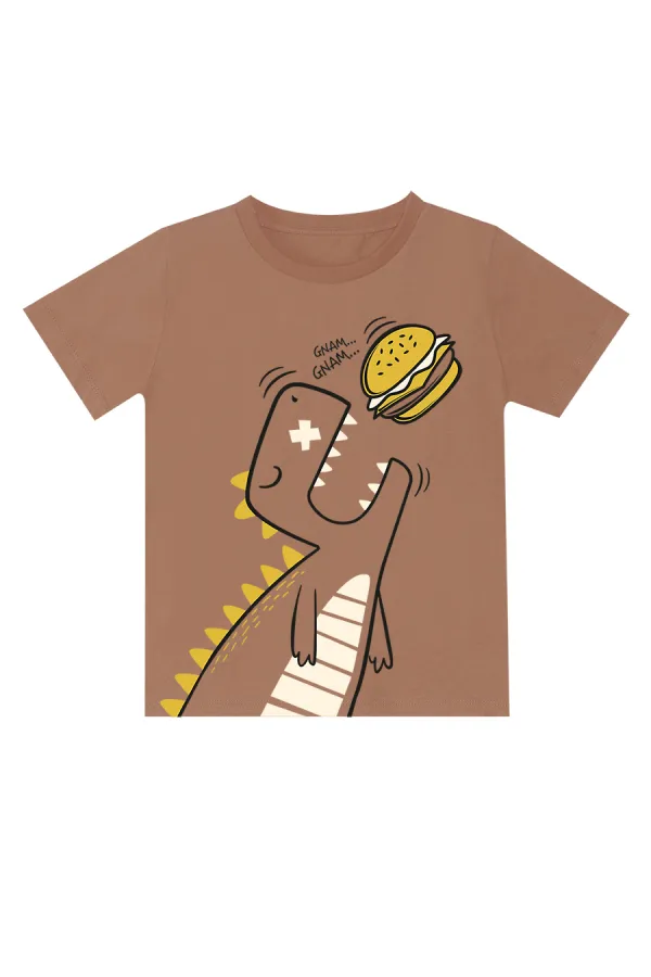 Oyuncu Dino Erkek Çocuk T-shirt Şort Takım