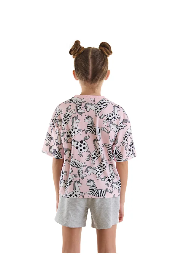 Unicorn Gang Girls' T-Shirt and Shorts Set