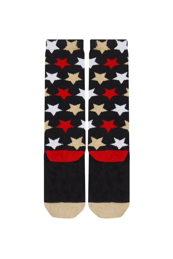 Glittery Cat Girl's Socks