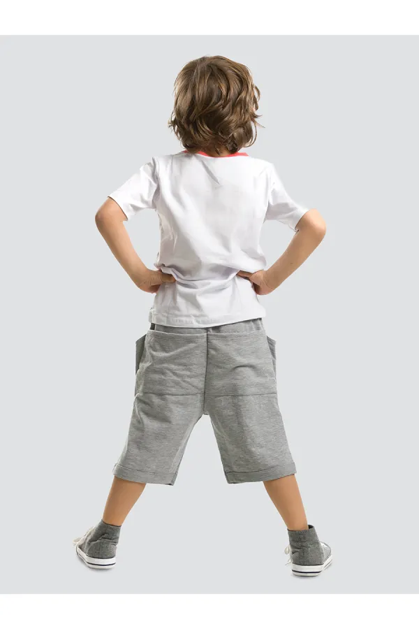 Crocodile Baggy Boys' T-shirt and Shorts Set