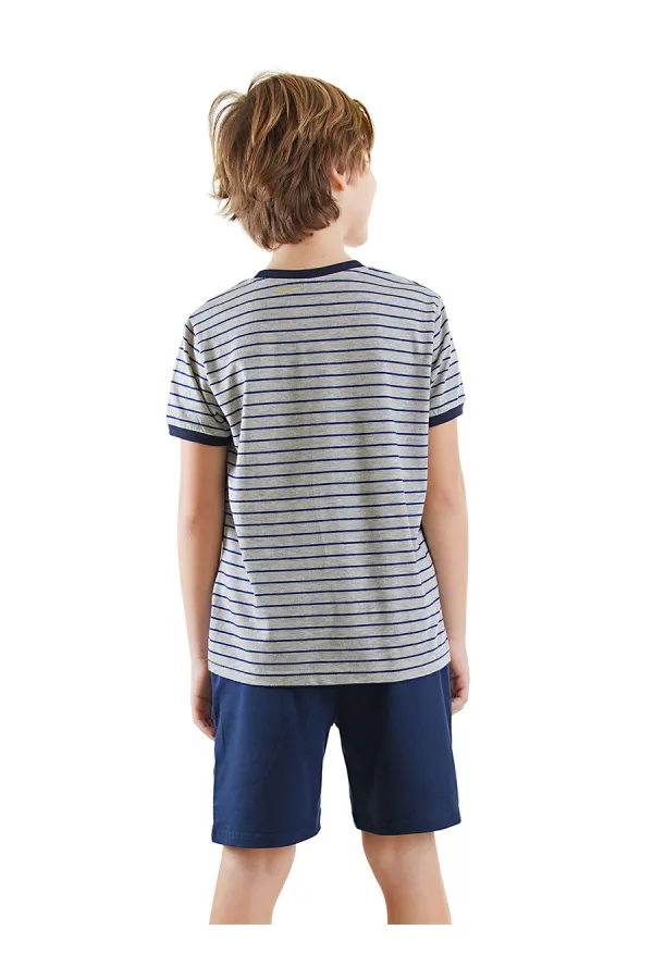 Ensemble t-shirt et short basique pour garçon