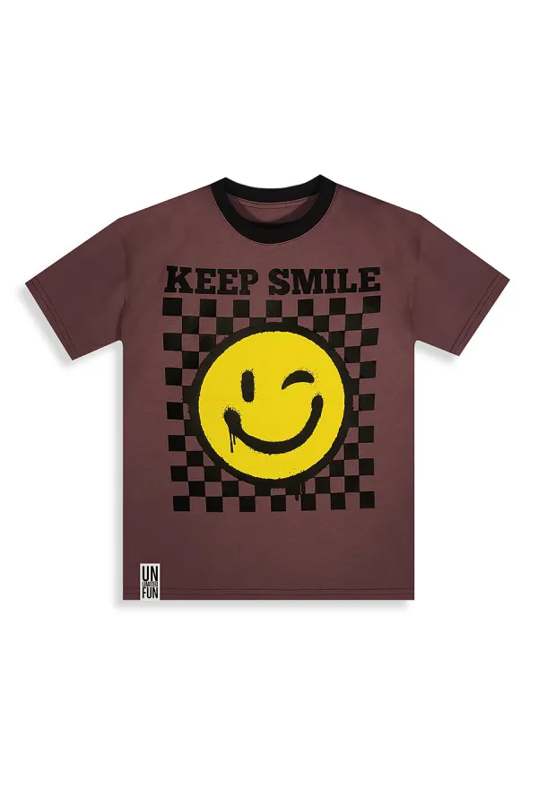 Smile Erkek Çocuk T-shirt Şort Takım