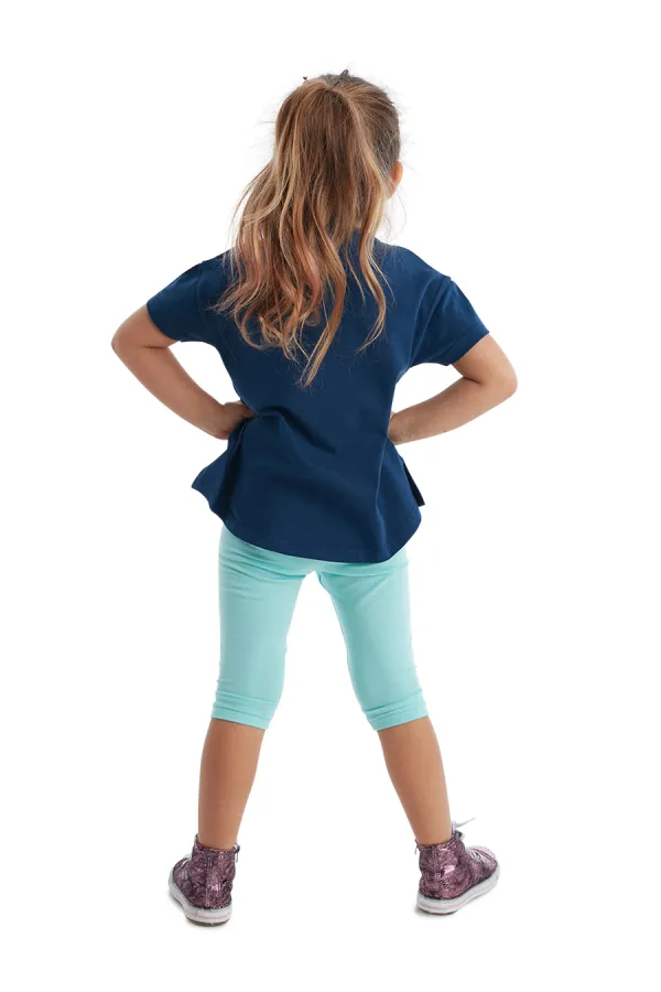 Denizatı Unicorn Kız Çocuk Tunik Tayt Takım