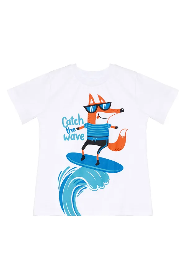 Surf Fox Boys' T-shirt and Capri Shorts Set