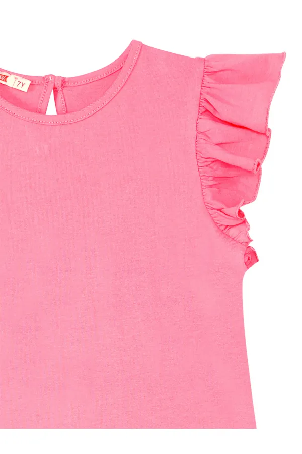 Ayıcıklar Kız Çocuk Pembe Elbise