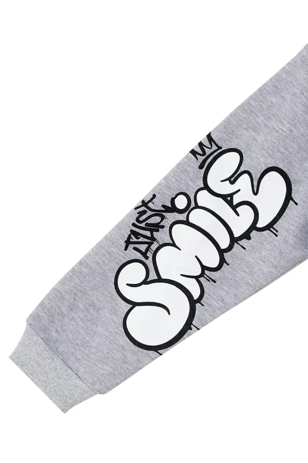 Just Smile Erkek Çocuk Gri Sweat