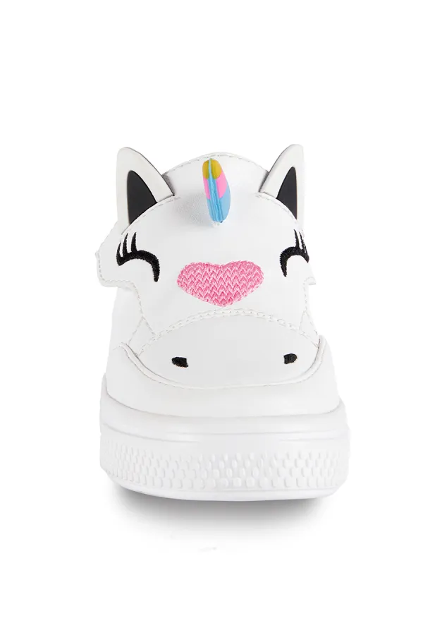 Unicorn Beyaz Kız Sneakers Spor Ayakkabı