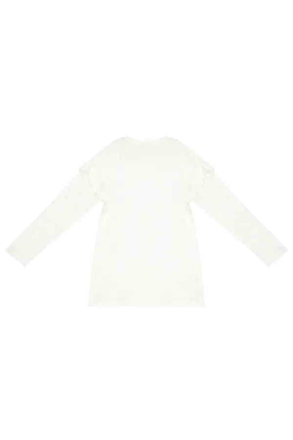 Ensemble legging et tunique en velours à motif lapin fille