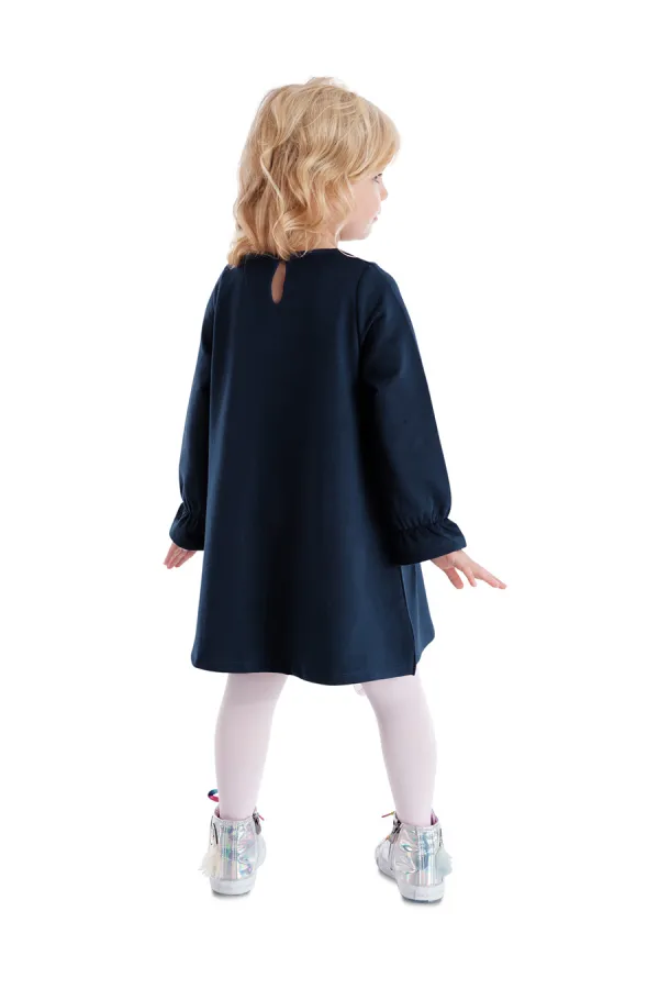 Robe bleu marine Lilycorn pour fille