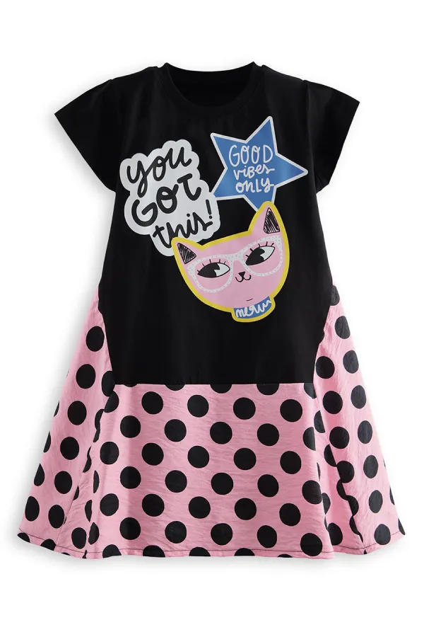 Robe pour enfant Cool Cat Girl