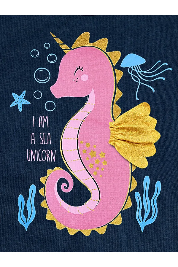 Denizatı Unicorn Kız Çocuk Elbise