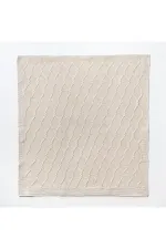 Soft Akrilik Bebek Triko Battaniye Bej