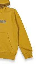 Little Star Kapşonlu Çocuk Eşofman Takımı HARDAL