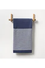 Çift Taraflı Bebek Triko Battaniye Lacivert