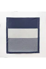 Çift Taraflı Bebek Triko Battaniye Lacivert