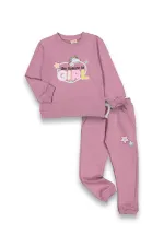 Unicorn Crew Neck Kids Tracksuit Set