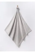 Baklava Desen Bebek Triko Battaniye Gri