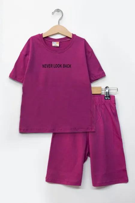 Never Şort T-shirt Çocuk Takım