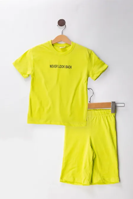 Never Şort T-shirt Çocuk Takım