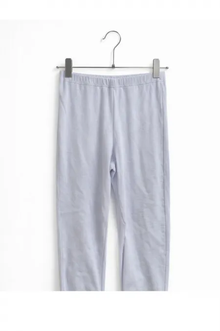 Düz Kız Çocuk Günlük Kapri Tayt