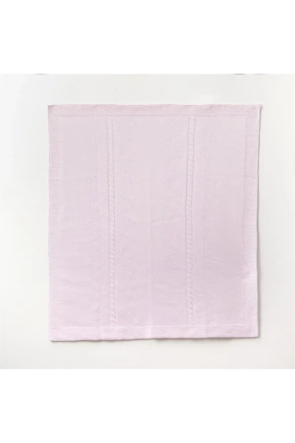 Grenouillère tricotée, couverture, chaussons, bonnet, coffret bébé 4 pièces