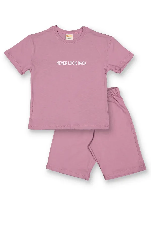 Never Şort T-shirt Çocuk Takım