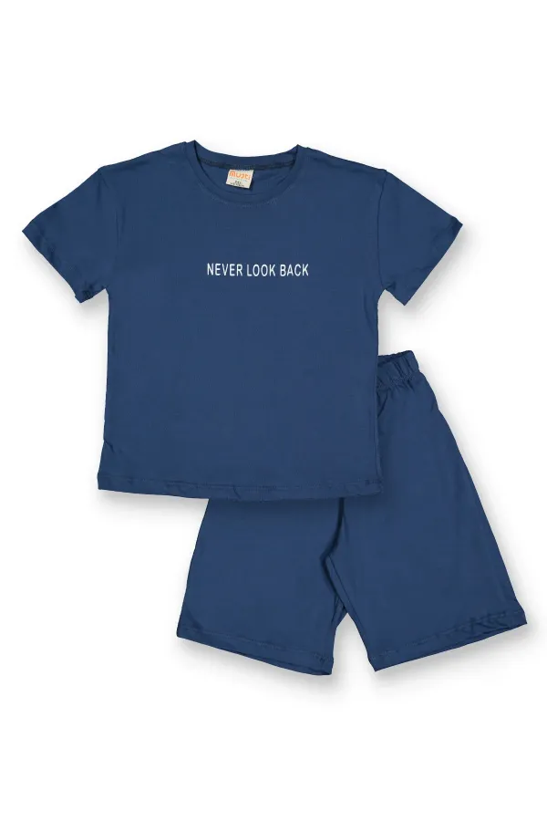 Never Şort T-shirt Çocuk Takım