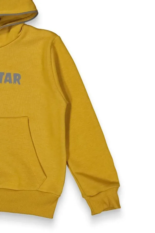 Little Star Kapşonlu Çocuk Eşofman Takımı HARDAL