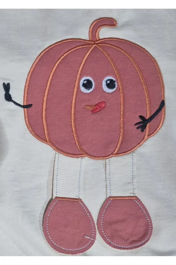 Kabak Nakışlı Kız Erkek Çocuk Eşofman Takım