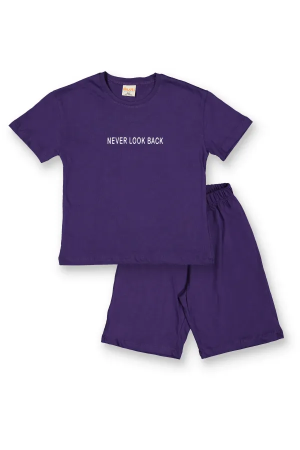 Never Şort T-shirt Çocuk Takım