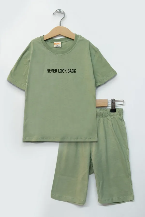 Never Şort T-shirt Çocuk Takım