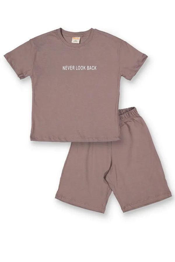 Never Şort T-shirt Çocuk Takım