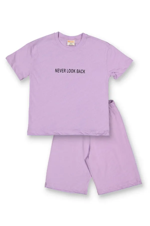 Never Şort T-shirt Çocuk Takım