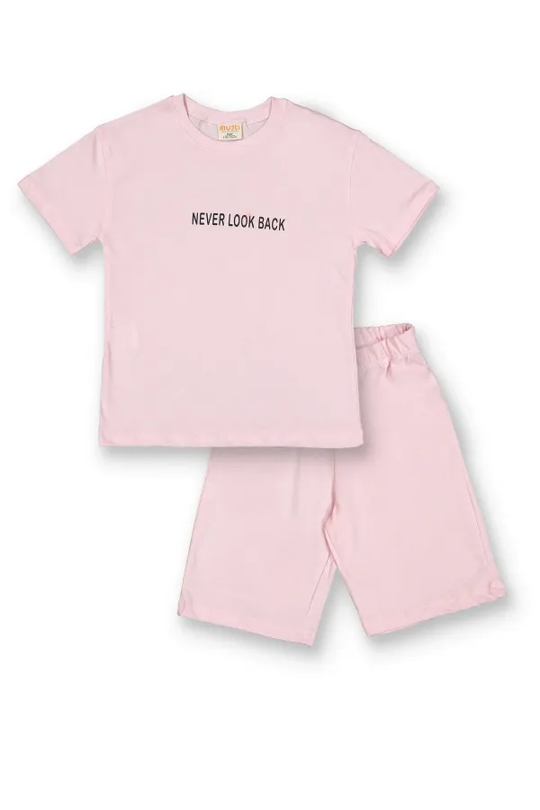 Never Şort T-shirt Çocuk Takım