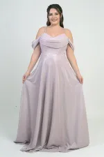 Robe à paillettes grande taille pour femme, à bretelles, laçage au dos, buste drapé, doublée et à armatures.