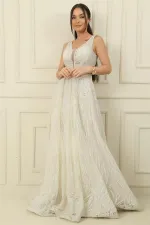 Simli Hayalet Tül Prenses Abiye