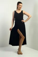 Jupe longue Sandy pour femme avec short intégré