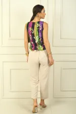 Beli Lastikli Cepli Dar Paça Ayrobin Pantolon