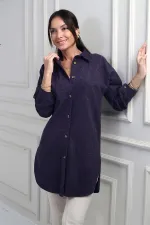 Tunique à fente latérale pour femme